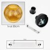 Koyoto lampa sufitowa, kula świetlna 12 cm złoty, 1-punktowy