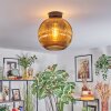 Koyoto lampa sufitowa, kula świetlna 12 cm złoty, 1-punktowy
