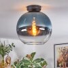 Koyoto lampa sufitowa, kula świetlna 12 cm niebeieski, przezroczysty, 1-punktowy