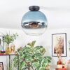 Koyoto lampa sufitowa, kula świetlna 12 cm niebeieski, przezroczysty, 1-punktowy