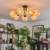 Basto lampa sufitowa, kula świetlna naturalny, 7-punktowe