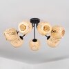 Basto lampa sufitowa, kula świetlna naturalny, 7-punktowe