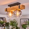 Sernadelo lampa sufitowa, kula świetlna kolory naturalne, czarny, 2-punktowe