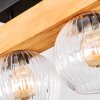 Sernadelo lampa sufitowa, kula świetlna kolory naturalne, czarny, 2-punktowe