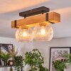 Sernadelo lampa sufitowa, kula świetlna kolory naturalne, czarny, 2-punktowe