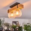 Sernadelo lampa sufitowa, kula świetlna kolory naturalne, czarny, 2-punktowe