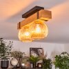 Sernadelo lampa sufitowa, kula świetlna kolory naturalne, czarny, 2-punktowe