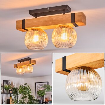 Sernadelo Lampa sufitowa, Kula świetlna Ecru, Czarny, 2-punktowe