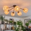 Basto lampa sufitowa, kula świetlna naturalny, 6-punktowe
