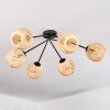 Basto lampa sufitowa, kula świetlna naturalny, 6-punktowe