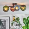Koyoto lampa sufitowa, kula świetlna niebeieski, zielony, miedziany, 4-punktowe