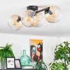 Koyoto lampa sufitowa, kula świetlna bursztynowy, przezroczysty, 4-punktowe