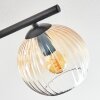 Koyoto lampa sufitowa, kula świetlna bursztynowy, przezroczysty, 4-punktowe