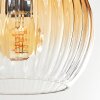 Koyoto lampa sufitowa, kula świetlna bursztynowy, przezroczysty, 4-punktowe