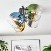Koyoto lampa sufitowa, kula świetlna niebeieski, złoty, zielony, przezroczysty, przydymiony, 4-punktowe