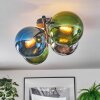 Gastor Lampa sufitowa, Kula świetlna Niebeieski, Chrom, Zielony, Przydymiony, 4-punktowe