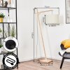 Soungou lampa stojąca kolory naturalne, biały, 1-punktowy