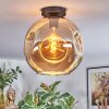Ripoll lampa sufitowa, kula świetlna bursztynowy, 1-punktowy