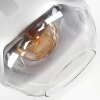 Ripoll lampa sufitowa, kula świetlna przezroczysty, przydymiony, 1-punktowy