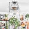 Ripoll lampa sufitowa, kula świetlna przezroczysty, przydymiony, 1-punktowy
