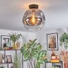 Ripoll lampa sufitowa, kula świetlna przezroczysty, przydymiony, 1-punktowy