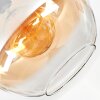 Koyoto lampa sufitowa, kula świetlna 30 cm bursztynowy, przezroczysty, 1-punktowy