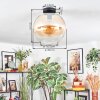 Koyoto Lampa sufitowa, Kula świetlna 30 cm W kolorze bursztynu, Przezroczysty, 1-punktowy