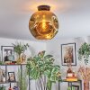 Ripoll Lampa sufitowa, Kula świetlna Złoty, 1-punktowy