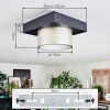 Falor lampa sufitowa LED czarny, 1-punktowy