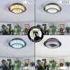 Lidor lampa sufitowa LED szary, czarny, 1-punktowy