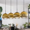 Koyoto lampa wisząca, kula świetlna, lampa wisząca złoty, przezroczysty, 4-punktowe