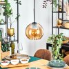 Koyoto lampa wisząca, kula świetlna, lampa wisząca 20 cm bursztynowy, 1-punktowy