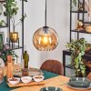Koyoto lampa wisząca, kula świetlna, lampa wisząca bursztynowy, 1-punktowy