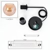 Koyoto lampa wisząca, kula świetlna, lampa wisząca bursztynowy, 1-punktowy