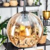Koyoto lampa wisząca, kula świetlna, lampa wisząca bursztynowy, 1-punktowy