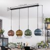 Koyoto lampa wisząca, kula świetlna, lampa wisząca niebeieski, złoty, zielony, miedziany, 4-punktowe