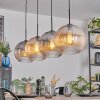 Koyoto lampa wisząca, kula świetlna, lampa wisząca bursztynowy, przezroczysty, przydymiony, 4-punktowe