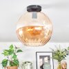 Koyoto lampa sufitowa, kula świetlna 30 cm bursztynowy, 1-punktowy