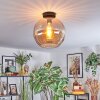 Koyoto lampa sufitowa, kula świetlna 30 cm bursztynowy, 1-punktowy