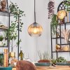 Koyoto lampa wisząca, kula świetlna, lampa wisząca 20 cm bursztynowy, przezroczysty, 1-punktowy