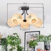 Basto lampa sufitowa, kula świetlna naturalny, 5-punktowe