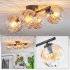 Koyoto lampa sufitowa, kula świetlna bursztynowy, przezroczysty, 4-punktowe