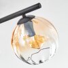 Koyoto lampa sufitowa, kula świetlna bursztynowy, przezroczysty, 4-punktowe