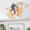Koyoto lampa sufitowa, kula świetlna bursztynowy, przezroczysty, 4-punktowe