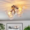 Koyoto lampa sufitowa, kula świetlna przezroczysty, 4-punktowe