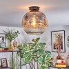 Ripoll lampa sufitowa, kula świetlna przezroczysty, przydymiony, 1-punktowy