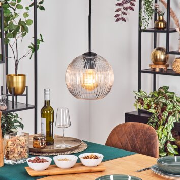 Koyoto Lampa wisząca, Kula świetlna, Lampa wisząca 20 cm Przezroczysty, 1-punktowy