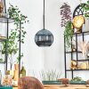 Koyoto lampa wisząca, kula świetlna, lampa wisząca niebeieski, 1-punktowy