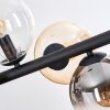 Gastor lampa wisząca, kula świetlna, lampa wisząca bursztynowy, przezroczysty, przydymiony, 8-punktowe