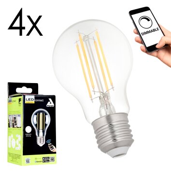 E27 LED 6 Watt ciepły biały przyciemnione 806 Lumen